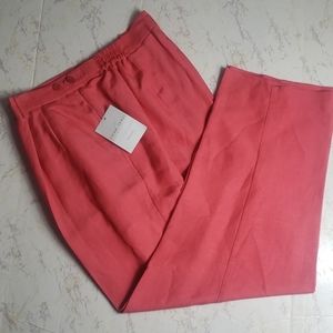 Emma James | Pants | Coral | Size 16W | Linen